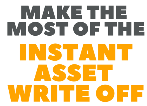 Make most of the instant asset write off